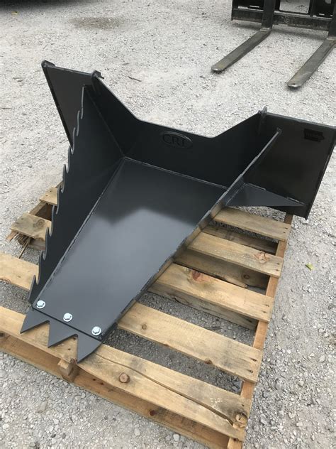 stump bucket for mini skid steer|compact tractor stump bucket.